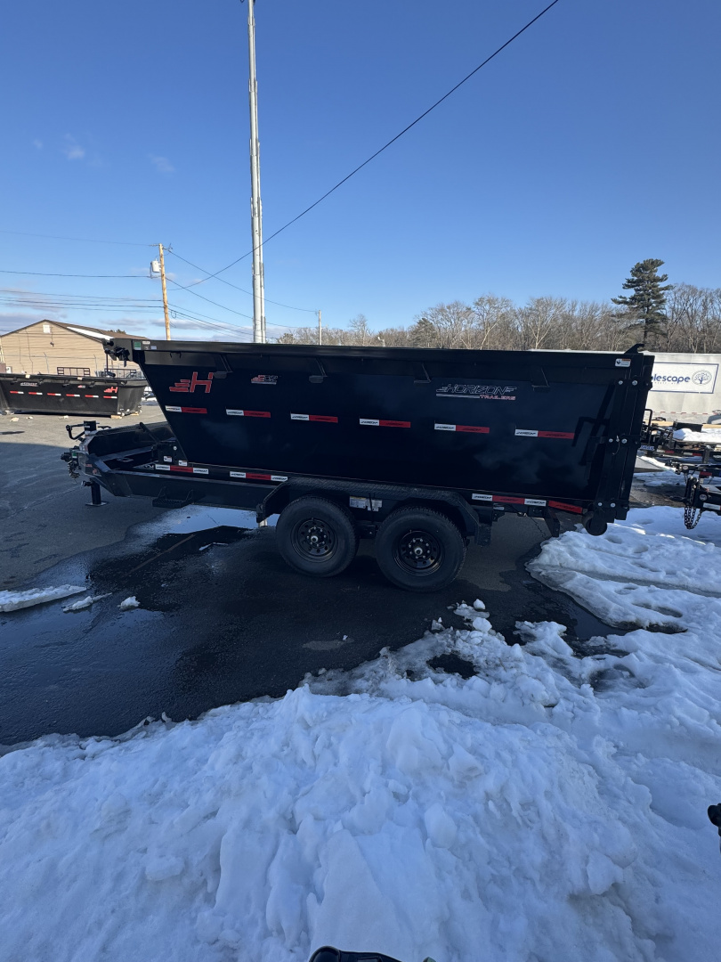 New 2026 Horizon Trailers RDZ14 ROLL-OFF Dump Trailer & 2 TUBS