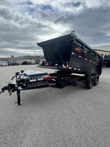 New 2026 Horizon Trailers RDZ14 ROLL-OFF Dump Trailer & 2 TUBS