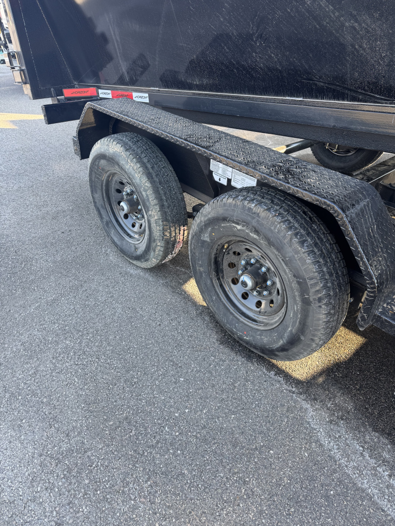 New 2026 Horizon Trailers RDZ14 GOOSENECK ROLL-OFF Dump Trailer & 2 TUBS