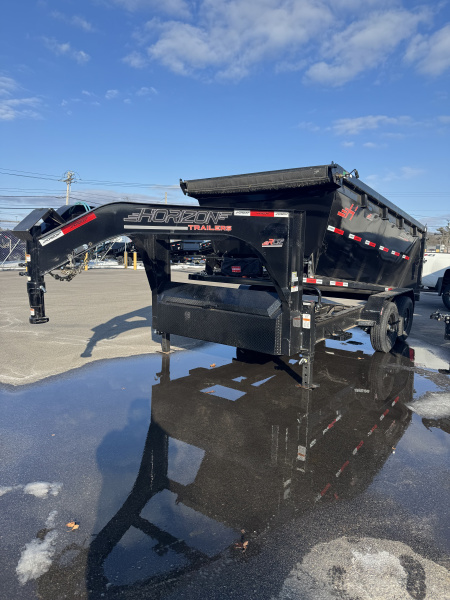 New 2026 Horizon Trailers RDZ14 GOOSENECK ROLL-OFF Dump Trailer & 2 TUBS