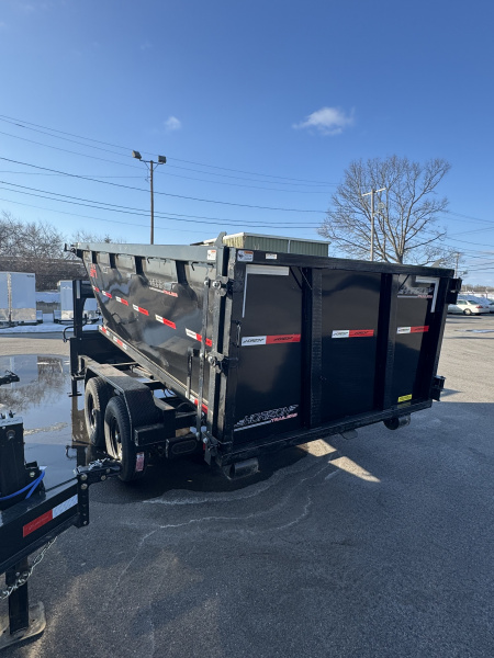 New 2026 Horizon Trailers RDZ14 GOOSENECK ROLL-OFF Dump Trailer & 2 TUBS