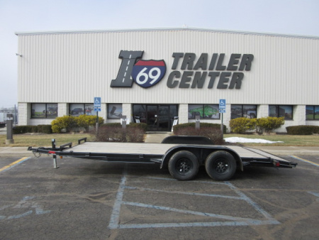 Used 2025 JMA Trailers 7 x 18 (16+2) 82x16WCH4 Car Hauler 7K