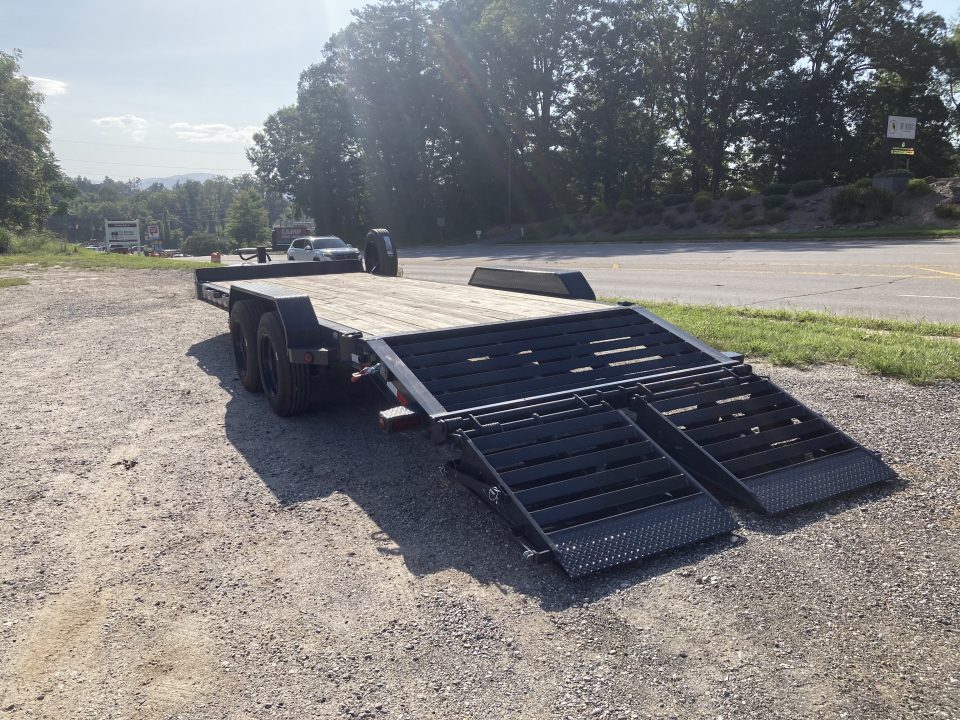 New 2026 Iron Bull EWB Series Equipment Trailer / 83"x22 / 2-8,000# Electric Brake Axles / Rampage Ramps / Jumbo Toolbox/ 17.5" Tires and Spare Tire and Wheel