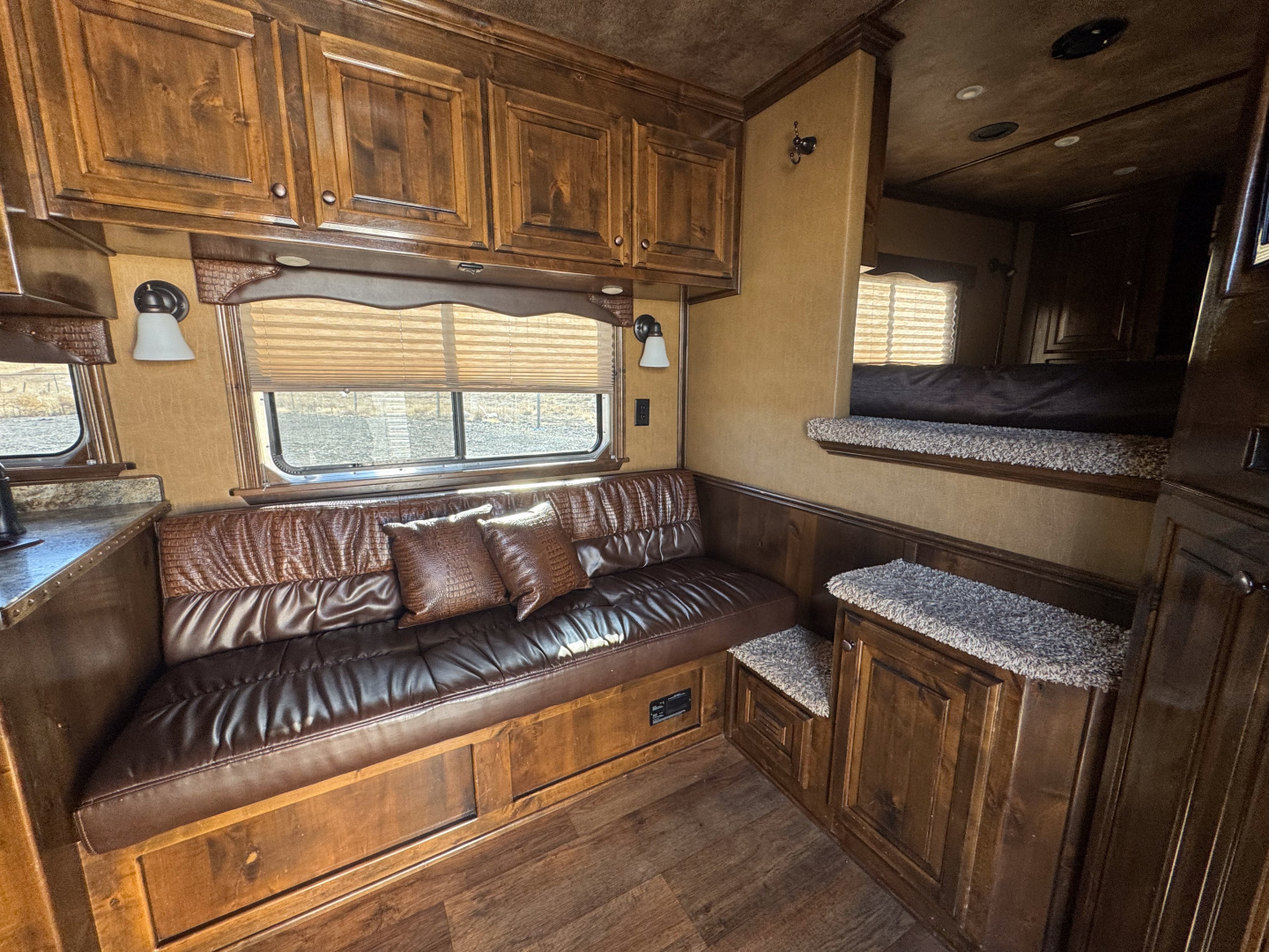 Used 2017 Cimarron Trailers Northstar 4H Living Qtr Horse Trailer