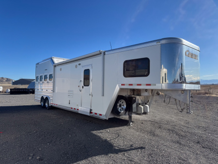 Used 2017 Cimarron Trailers Northstar 4H Living Qtr Horse Trailer