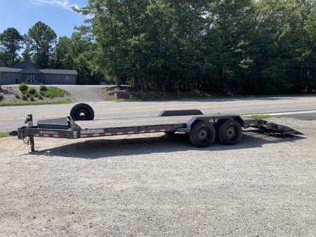 New 2026 Iron Bull EWB Series Equipment Trailer / 83"x22 / 2-8,000# Electric Brake Axles / Rampage Ramps / Jumbo Toolbox/ 17.5" Tires and Spare Tire and Wheel