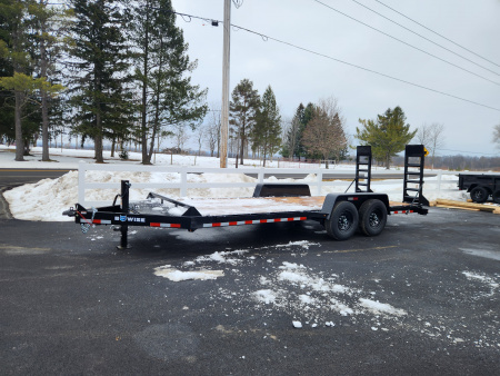 New 2026 BWISE EH14 82x20 14K Tandem Axle Equipment Trailer