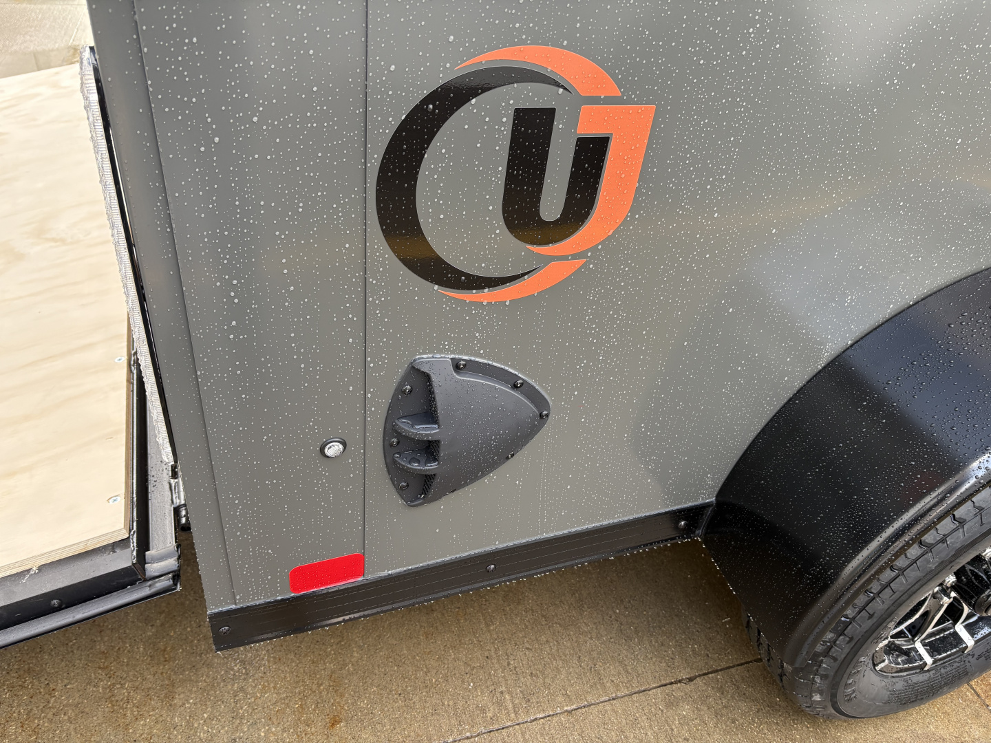 New 2026 United Trailers UJ 7'X14' WEDGE NOSE RAMP DOOR Cargo / Enclosed Trailer