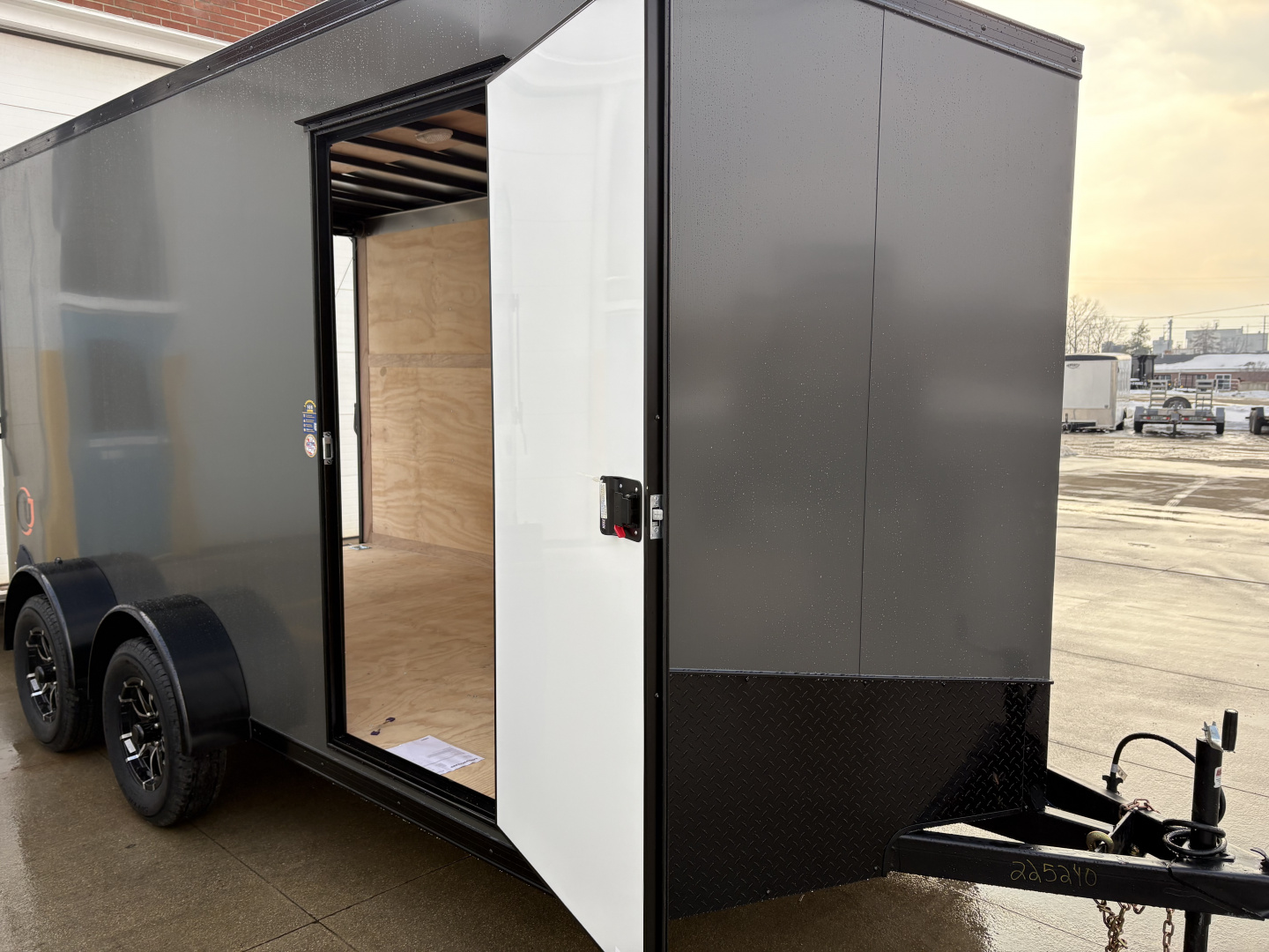 New 2026 United Trailers UJ 7'X14' WEDGE NOSE RAMP DOOR Cargo / Enclosed Trailer