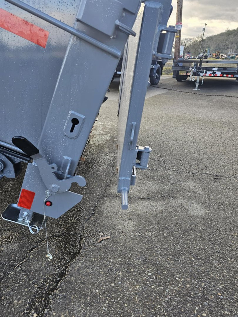 New 2026 Diamond C Trailers PACESETTER LPT207 82X14 LOW PROFILE 14K Dump Trailer CEMENT GRAY