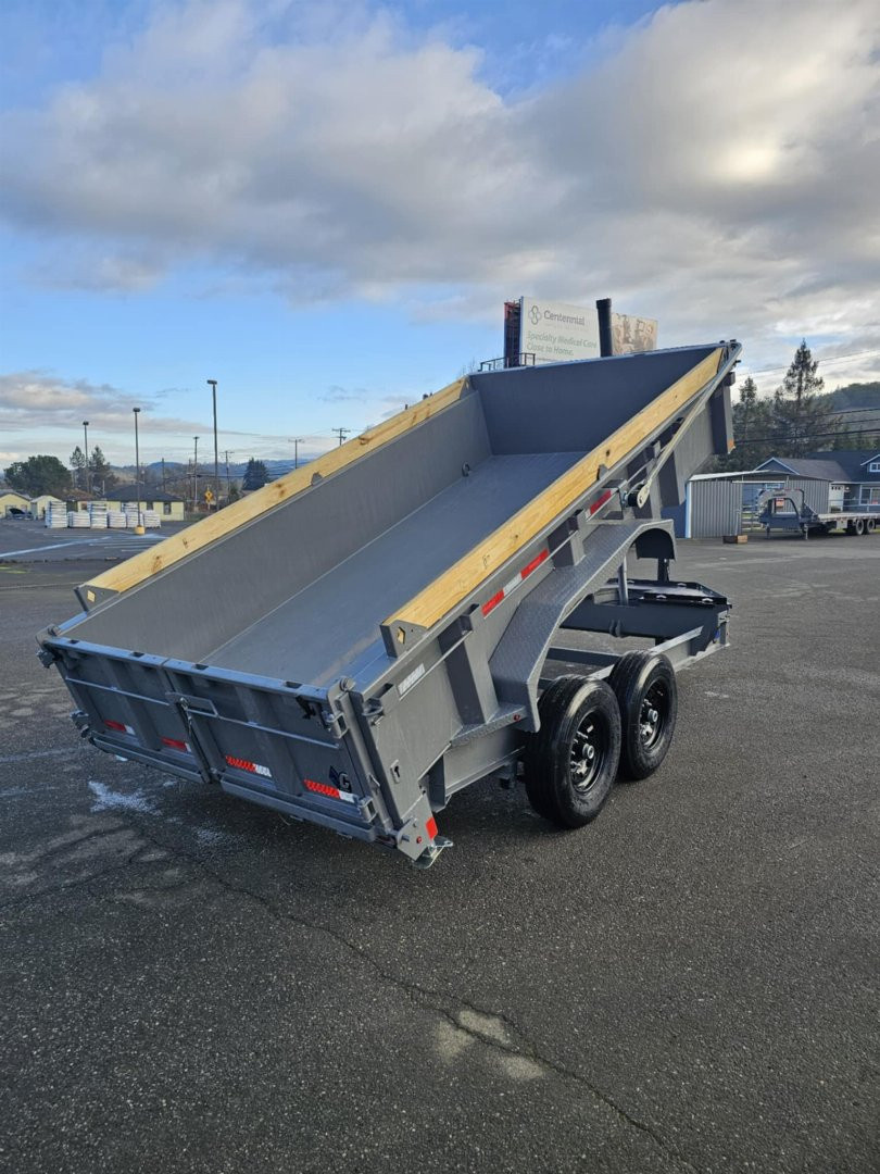 New 2026 Diamond C Trailers PACESETTER LPT207 82X14 LOW PROFILE 14K Dump Trailer CEMENT GRAY