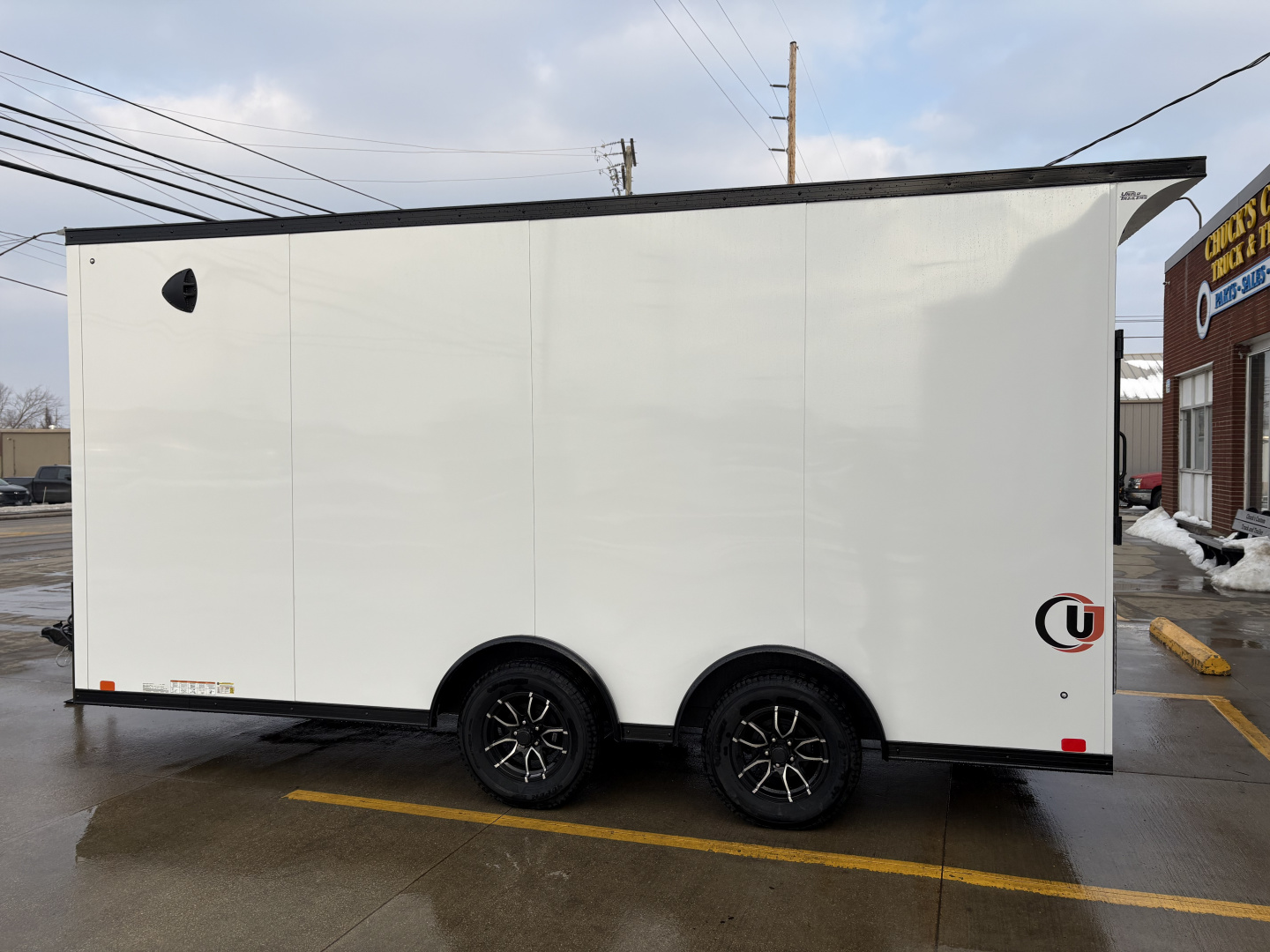 New 2026 United Trailers UJ 8.5'X16' WEDGE NOSE RAMP DOOR Cargo / Enclosed Trailer