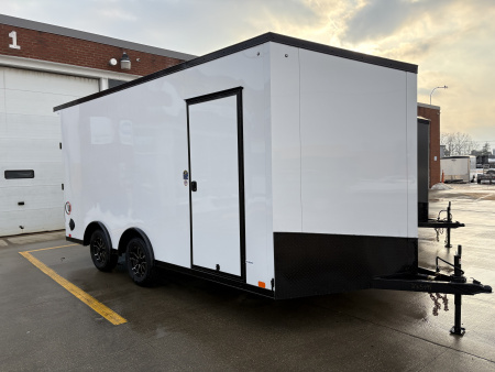 New 2026 United Trailers UJ 8.5'X16' WEDGE NOSE RAMP DOOR Cargo / Enclosed Trailer