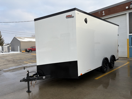 New 2026 United Trailers UJ 8.5'X16' WEDGE NOSE RAMP DOOR Cargo / Enclosed Trailer