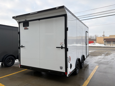New 2026 United Trailers UJ 8.5'X16' WEDGE NOSE RAMP DOOR Cargo / Enclosed Trailer