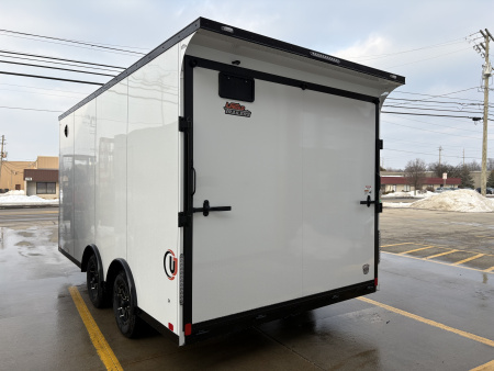 New 2026 United Trailers UJ 8.5'X16' WEDGE NOSE RAMP DOOR Cargo / Enclosed Trailer