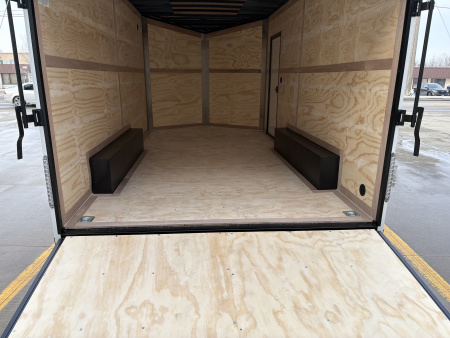 New 2026 United Trailers UJ 8.5'X16' WEDGE NOSE RAMP DOOR Cargo / Enclosed Trailer