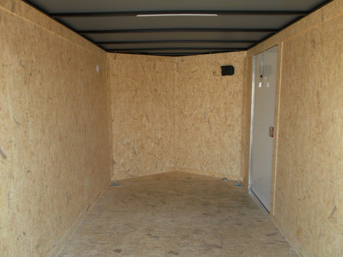 New 2026 Covered Wagon Trailers 7x12 Single Axle Cargo / Enclosed Trailer / Extra Wide Ramp / RV Side Door / 6'6" Interior / LEDs / .030 White Semi-Screwless Exterior