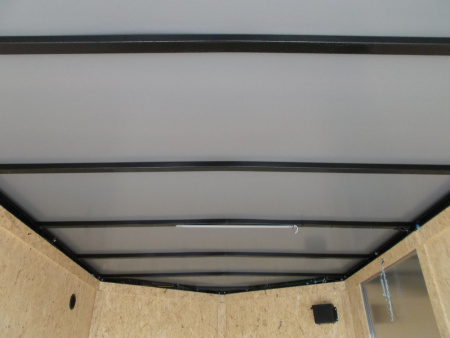 New 2026 Covered Wagon Trailers 7x12 Single Axle Cargo / Enclosed Trailer / Extra Wide Ramp / RV Side Door / 6'6" Interior / LEDs / .030 White Semi-Screwless Exterior