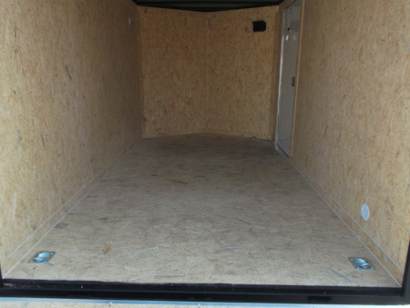 New 2026 Covered Wagon Trailers 7x12 Single Axle Cargo / Enclosed Trailer / Extra Wide Ramp / RV Side Door / 6'6" Interior / LEDs / .030 White Semi-Screwless Exterior