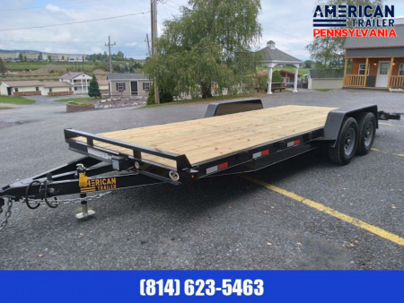 New Quality Trailers 20' General Duty Wood Deck Car Hauler / 9.9K GVWR