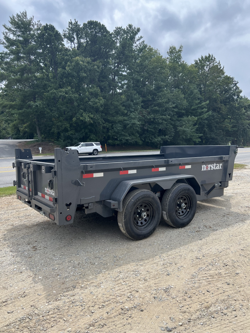 New 2026 Norstar DCB Series / 72" X 12' / 2-5,200# Electric Brake Axles / Scissor Hoist / Barn Door Rear Gates