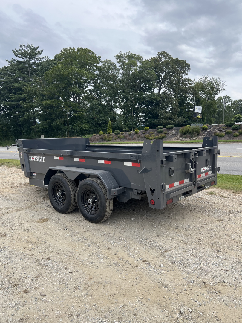 New 2026 Norstar DCB Series / 72" X 12' / 2-5,200# Electric Brake Axles / Scissor Hoist / Barn Door Rear Gates