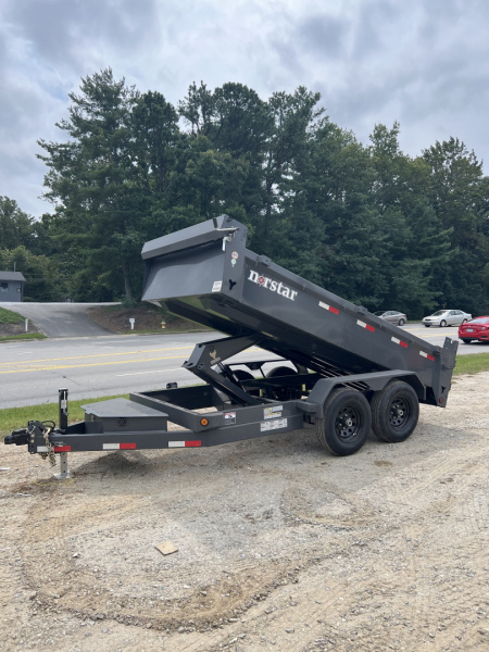 New 2026 Norstar DCB Series / 72" X 12' / 2-5,200# Electric Brake Axles / Scissor Hoist / Barn Door Rear Gates