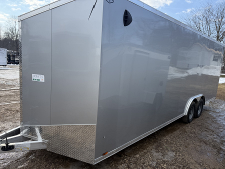 New 2026 Lightning Trailers 8.5X24 7' INTERIOR 10K W/RAMP DOOR ALL ALUMINUM Cargo / Enclosed Trailer