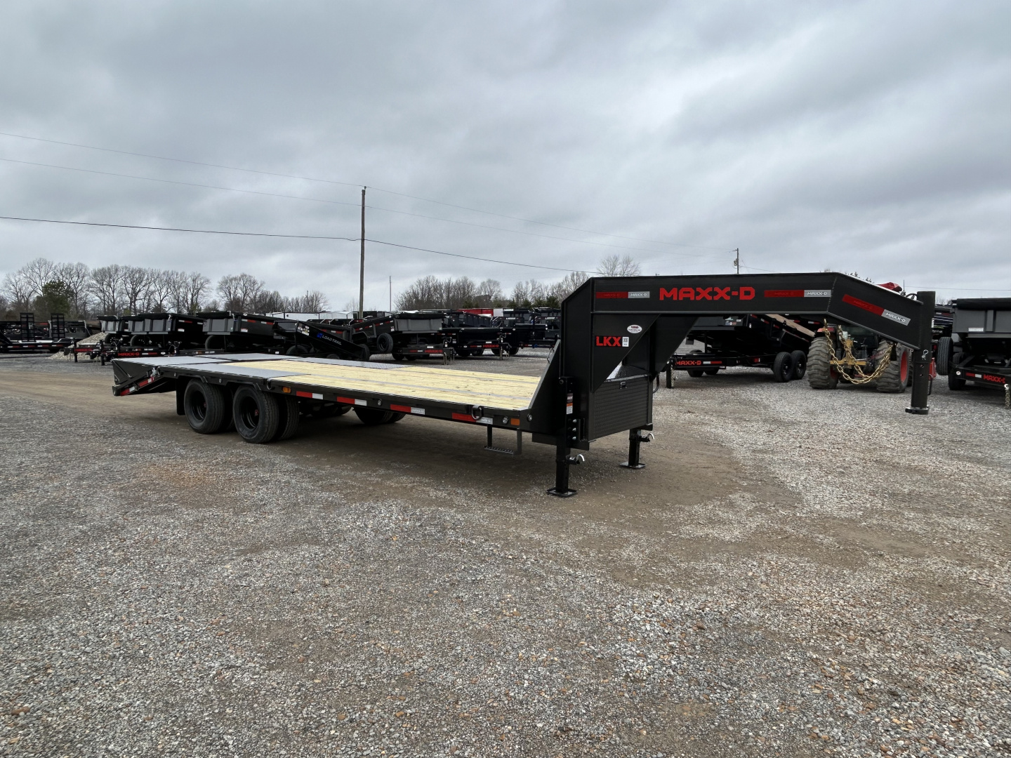 New 2026 MAXX-D 102"X25' 25.9K Gooseneck Flatbed Trailer