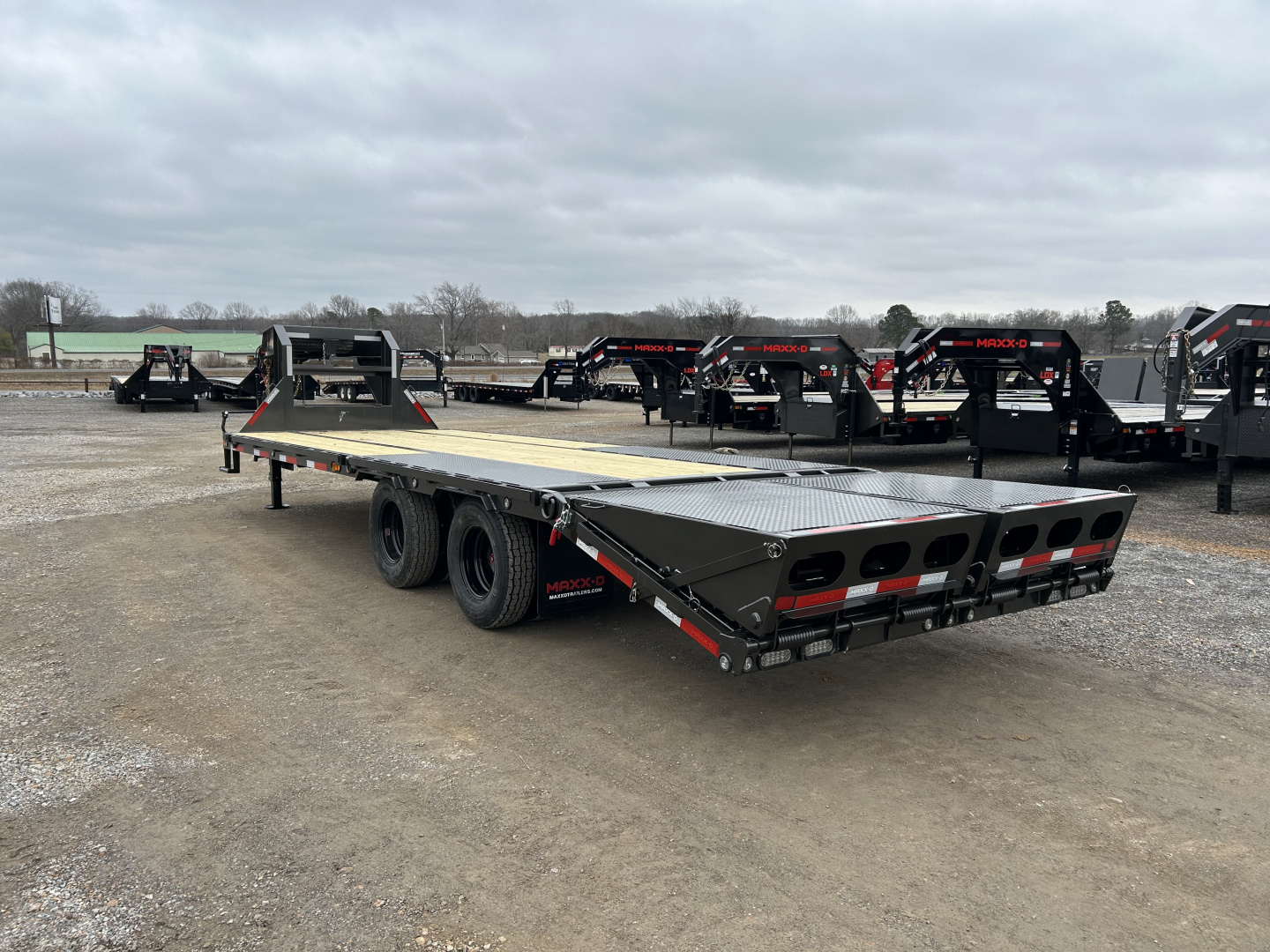 New 2026 MAXX-D 102"X25' 25.9K Gooseneck Flatbed Trailer