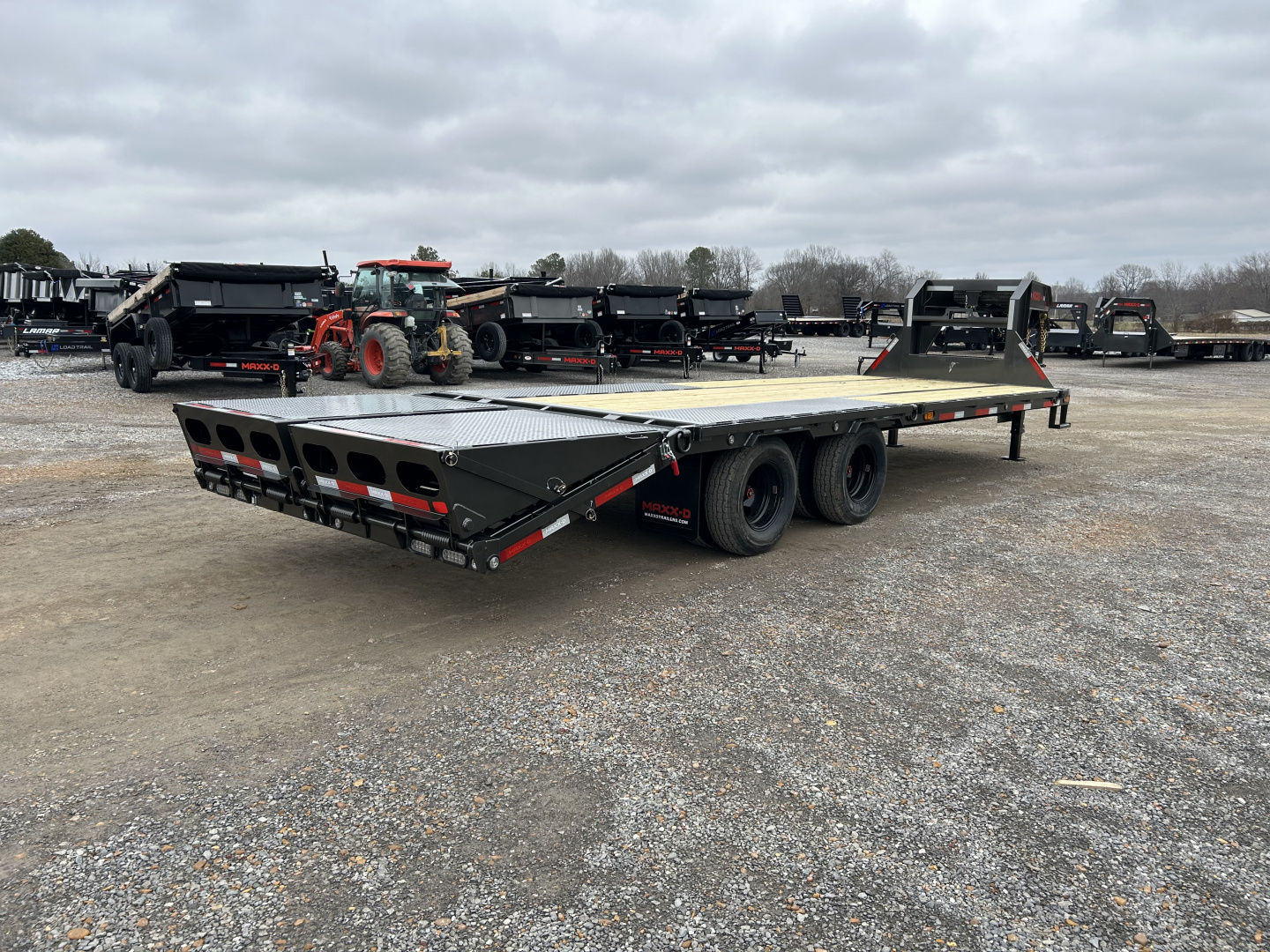 New 2026 MAXX-D 102"X25' 25.9K Gooseneck Flatbed Trailer
