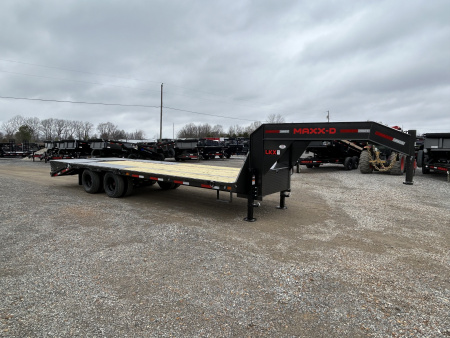 New 2026 MAXX-D 102 X25' 25.9K Gooseneck Flatbed Trailer