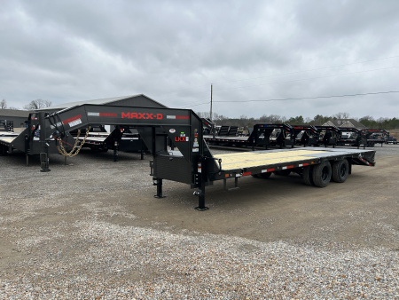 New 2026 MAXX-D 102"X25' 25.9K Gooseneck Flatbed Trailer