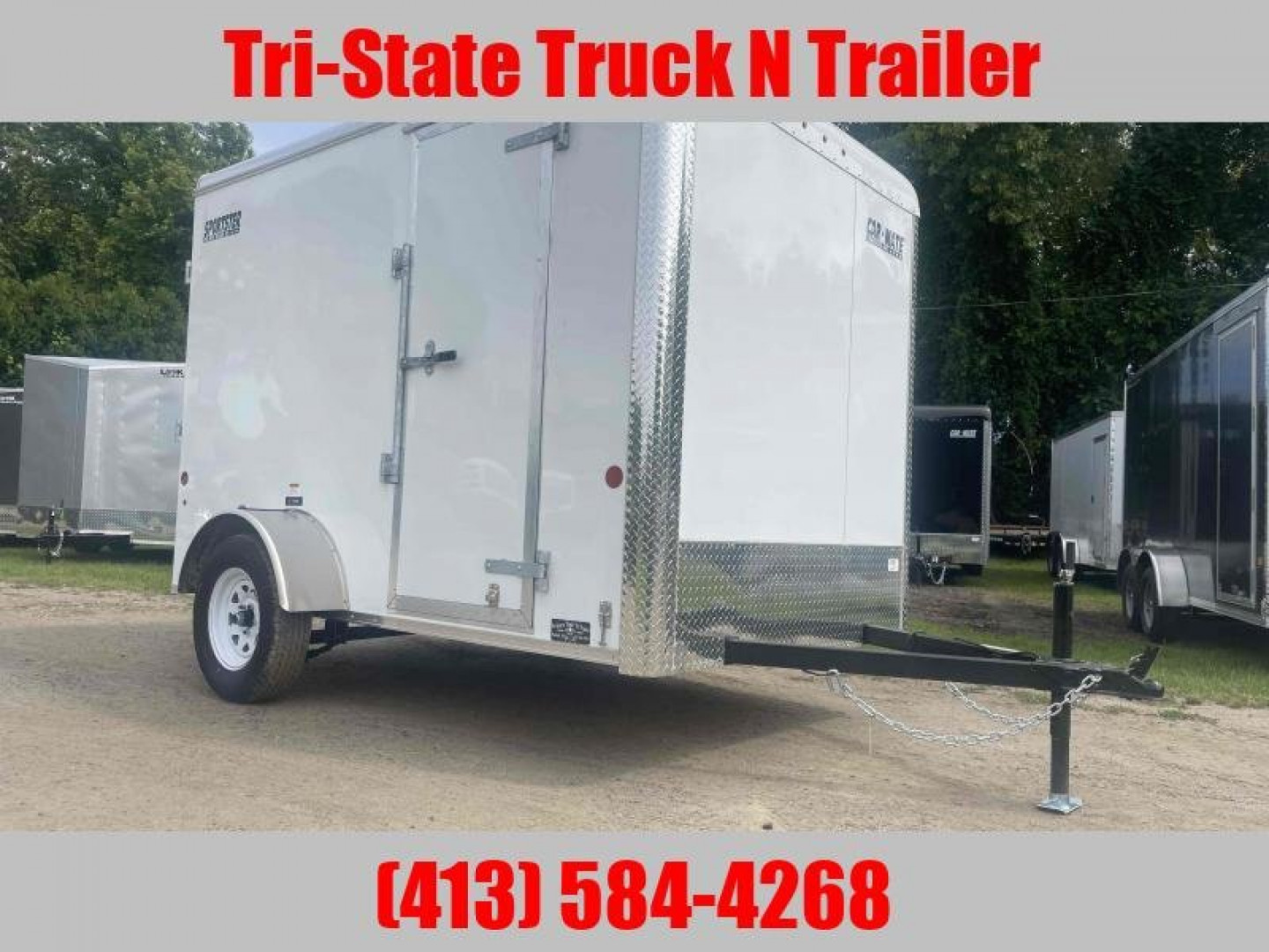 New 2026 CarMate 5x8.5 Enclosed Trailer