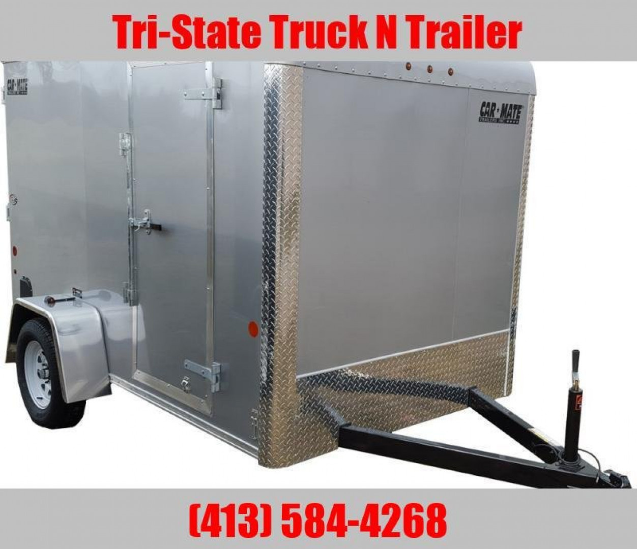 New 2026 CarMate 5x8.5 Enclosed Trailer