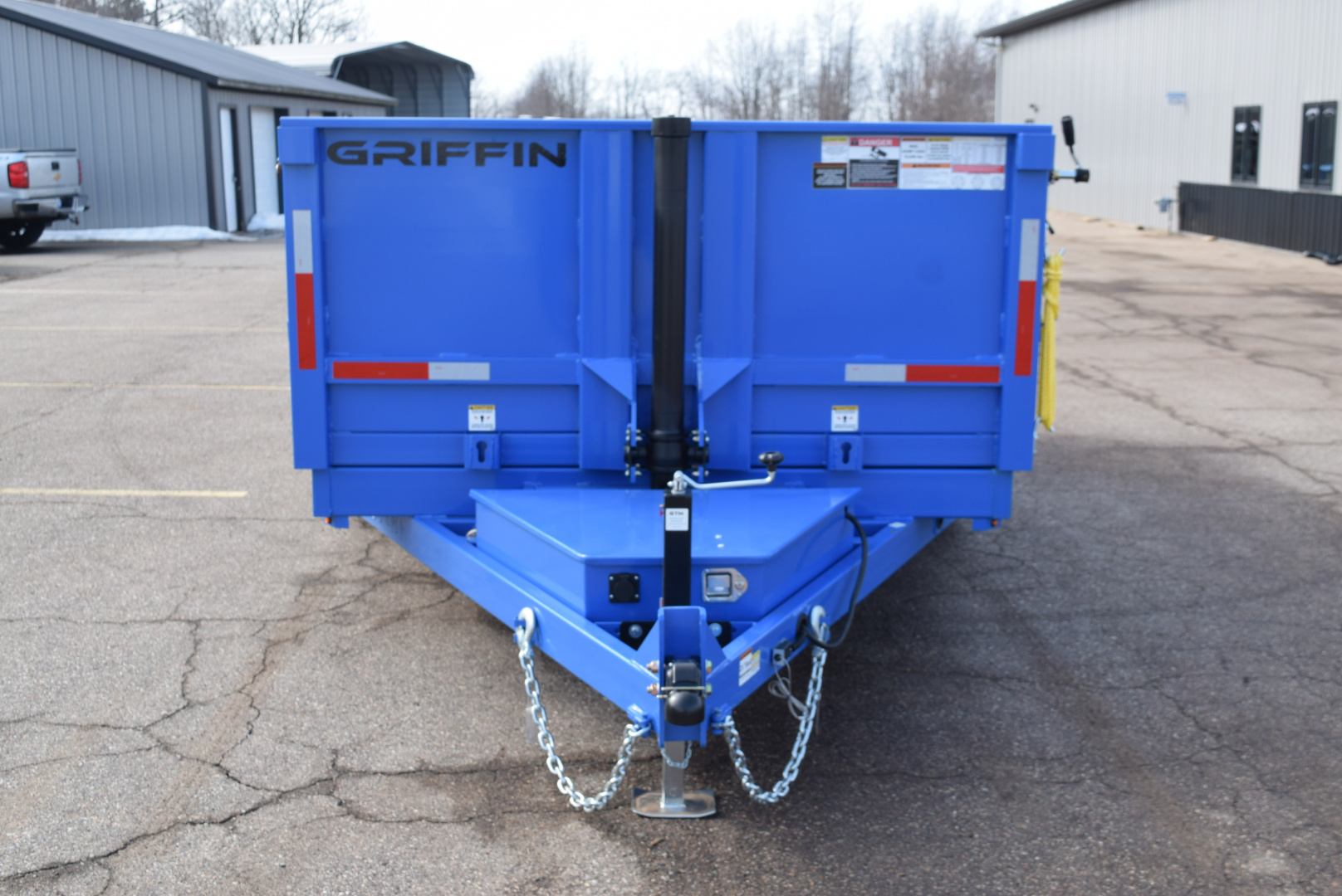 New GRIFFIN 7x14 14K DUMP TRAILER w/ TELESCOPING CYLINDER