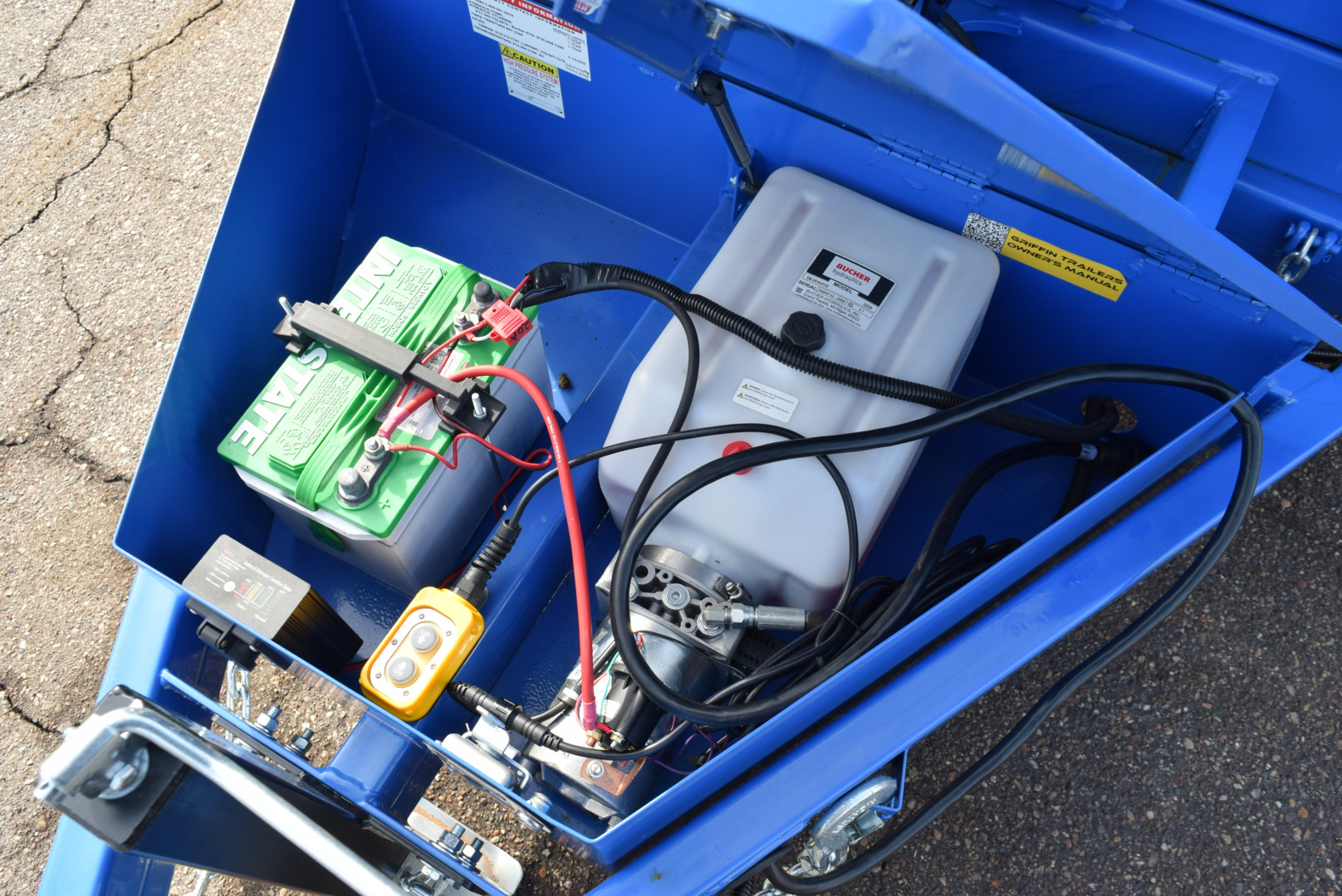 New GRIFFIN 7x14 14K DUMP TRAILER w/ TELESCOPING CYLINDER