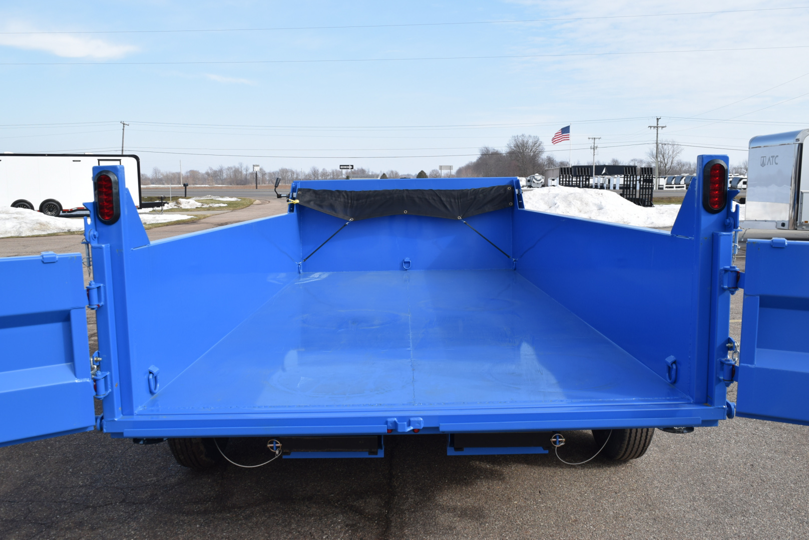 New GRIFFIN 7x14 14K DUMP TRAILER w/ TELESCOPING CYLINDER