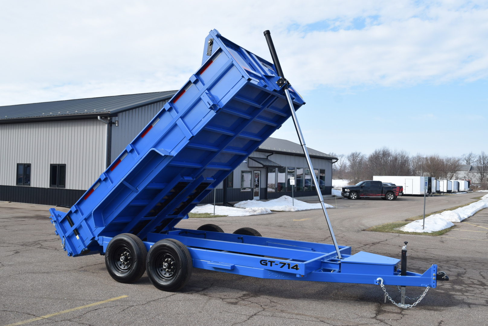 New GRIFFIN 7x14 14K DUMP TRAILER w/ TELESCOPING CYLINDER