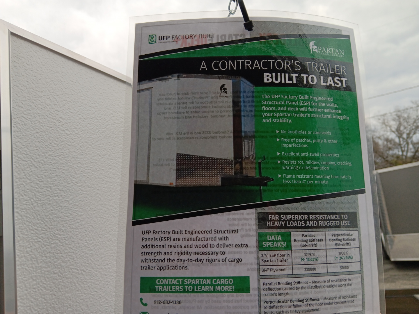 New 2026 Spartan Cargo SP7X12TA ENCLOSED CARGO Trailer