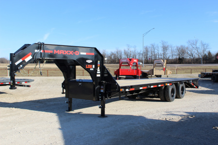 New 2026 MAXX-D LDX 25' Gooseneck Flatdeck Trailer