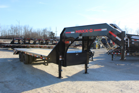 New 2026 MAXX-D LDX 25' Gooseneck Flatdeck Trailer