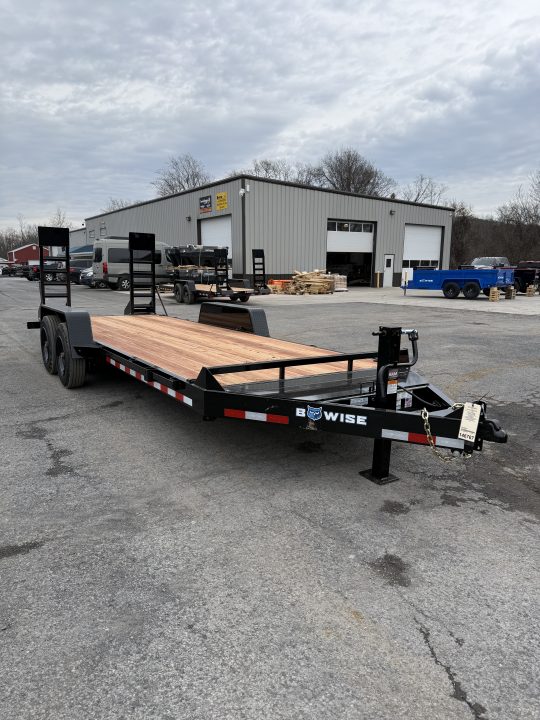 New 2026 BWISE 20' - 16K Equipment Trailer - Black