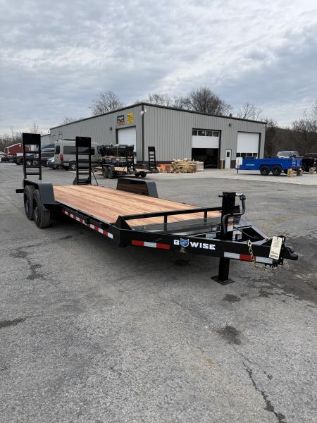 New 2026 BWISE 20' - 16K Equipment Trailer - Black