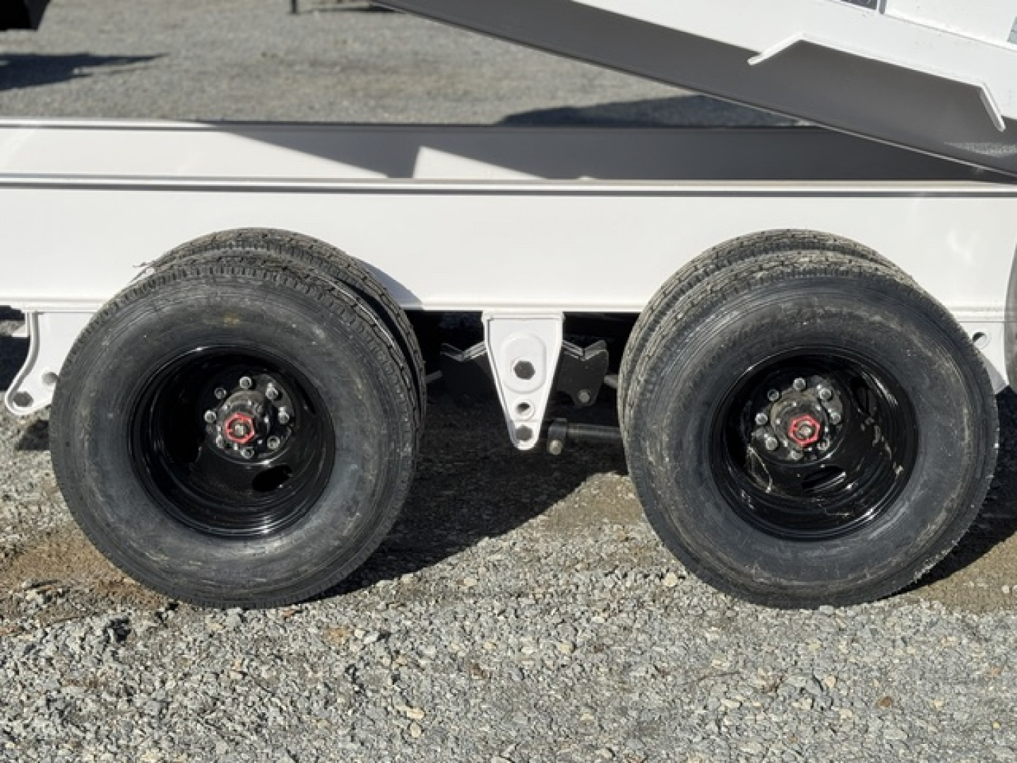 New 2026 RawMaxx HDX 102X20 GOOSENECK HIGH SIDE 10K AXLES, W/14 PLYS, HYDRAULIC JACKS, AND FLIP OVER TARP 24000K GVWR Dump Trailer