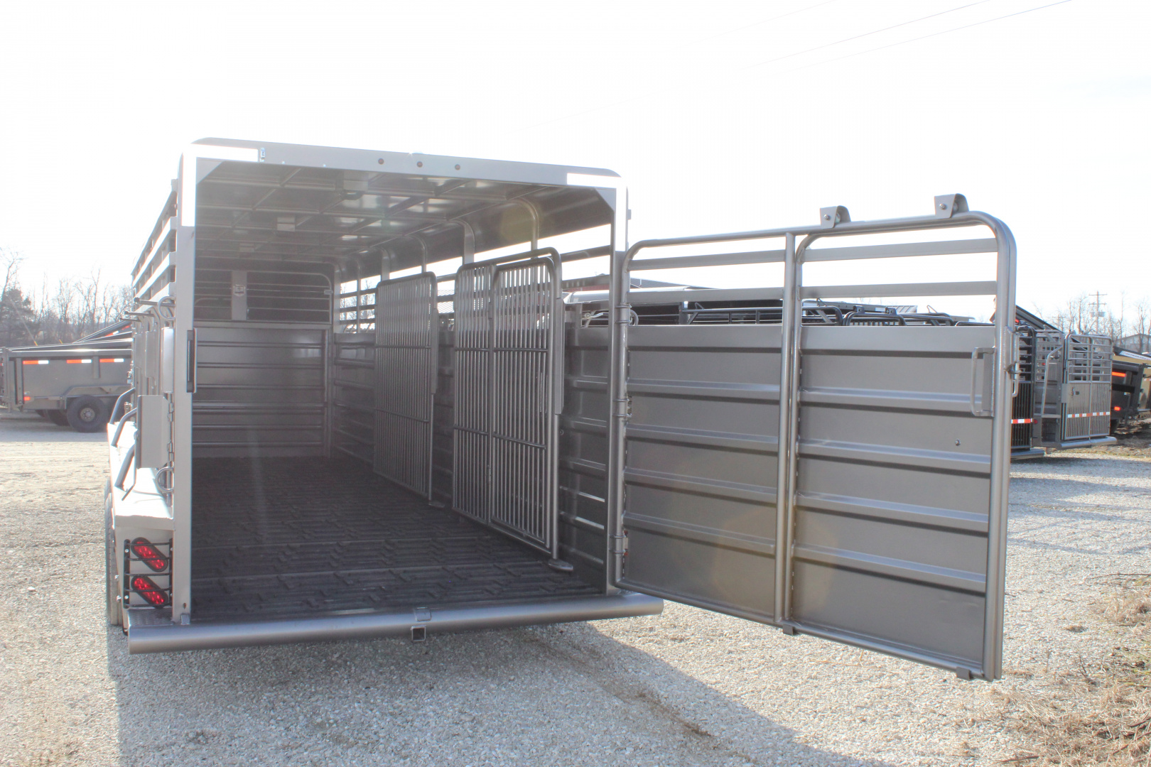 New 2026 GR Trailers 6.8x24 Gooseneck Livestock Trailer