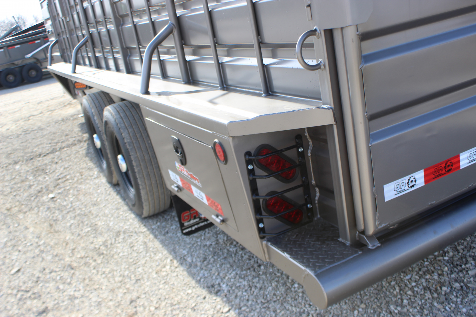 New 2026 GR Trailers 6.8x24 Gooseneck Livestock Trailer