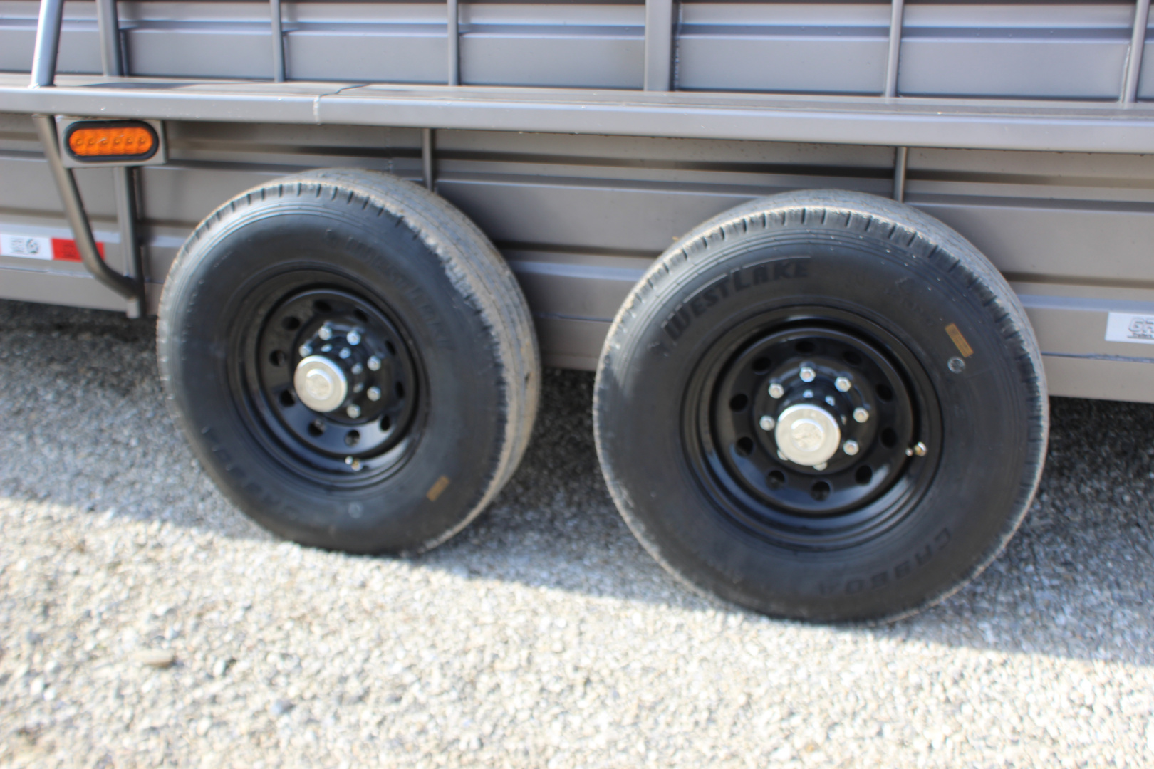 New 2026 GR Trailers 6.8x24 Gooseneck Livestock Trailer