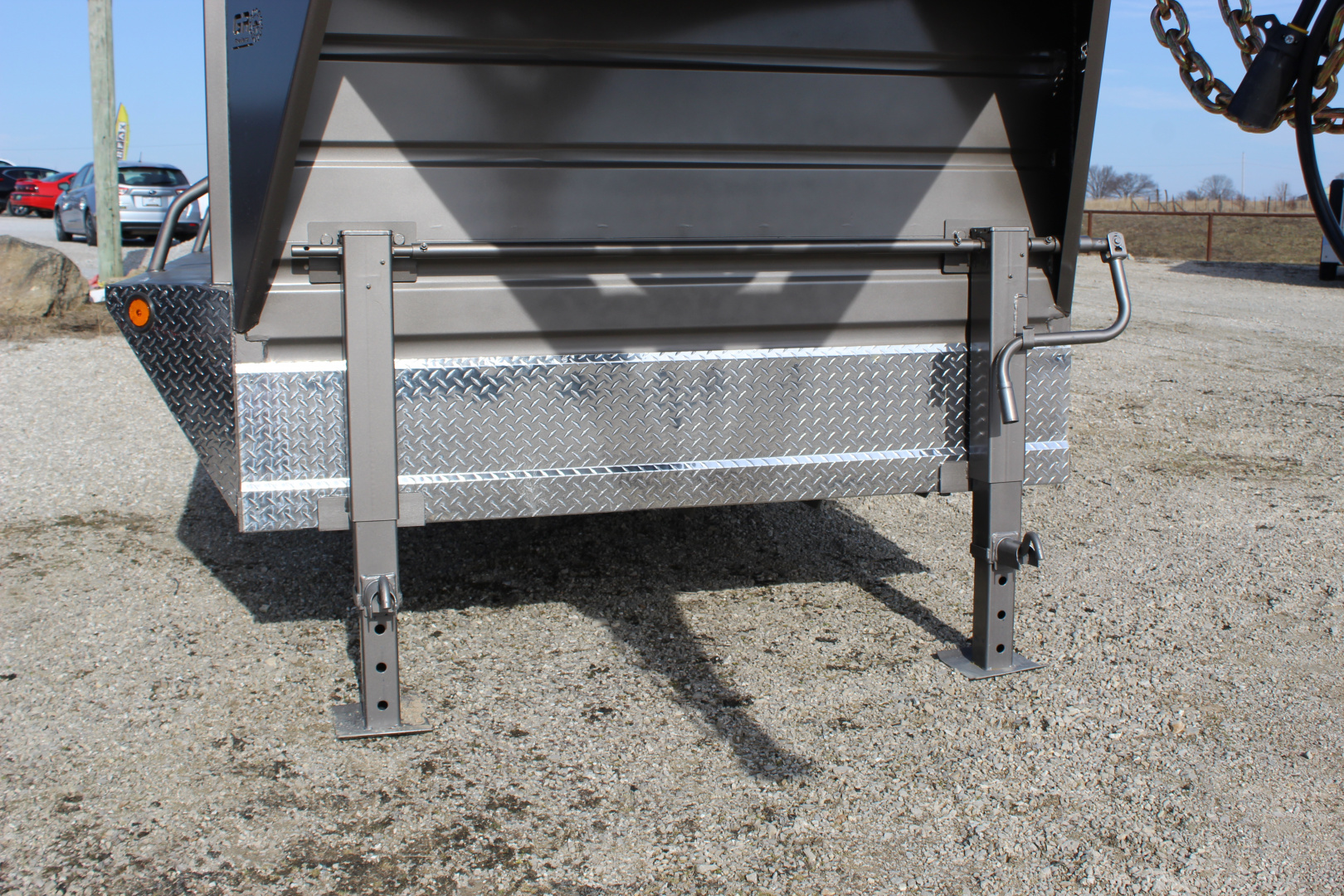 New 2026 GR Trailers 6.8x24 Gooseneck Livestock Trailer